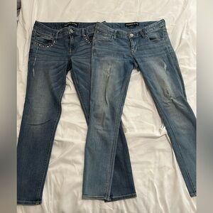 EXPRESS JEANS Stella Ankle Low Legging Rise Size 6R